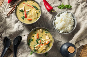 Green Chicken Bone Broth Curry