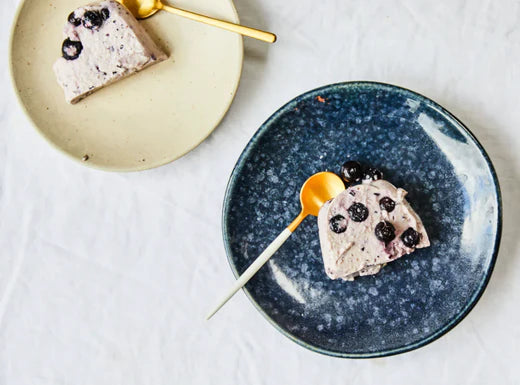 Blueberry & Whipped Coconut Panna Cotta