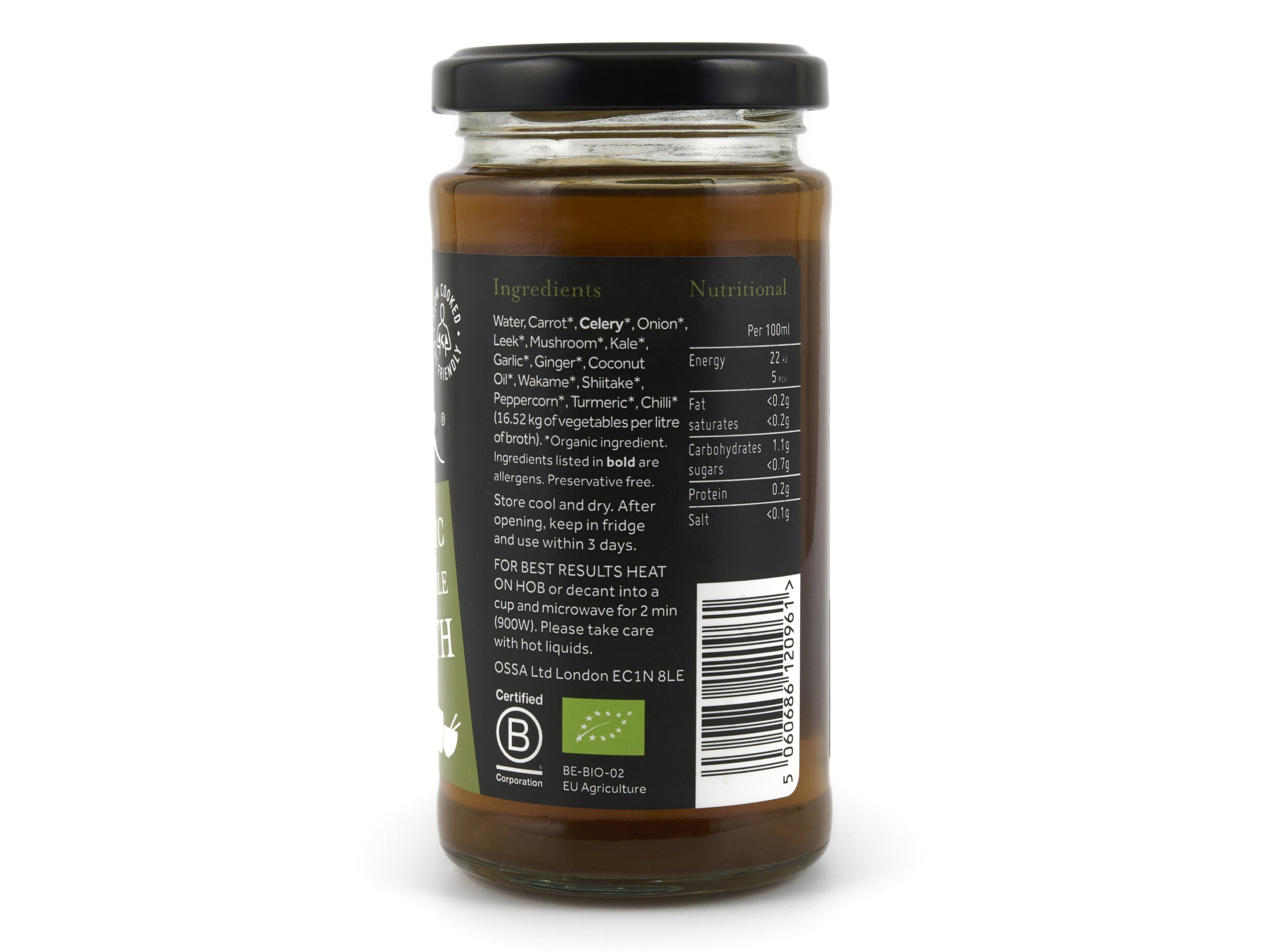 Organic Vegetable Broth Ambient 240ml