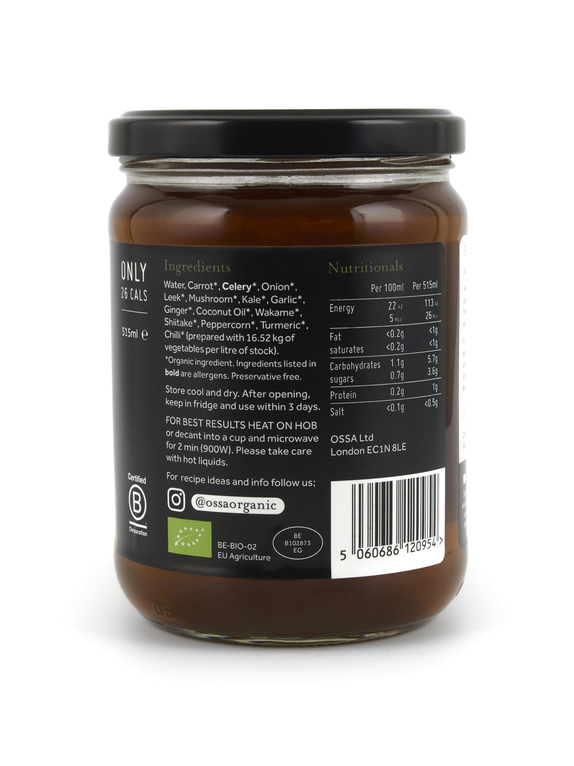 Organic Vegetable Broth Ambient 515ml